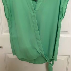 Mint green blouse